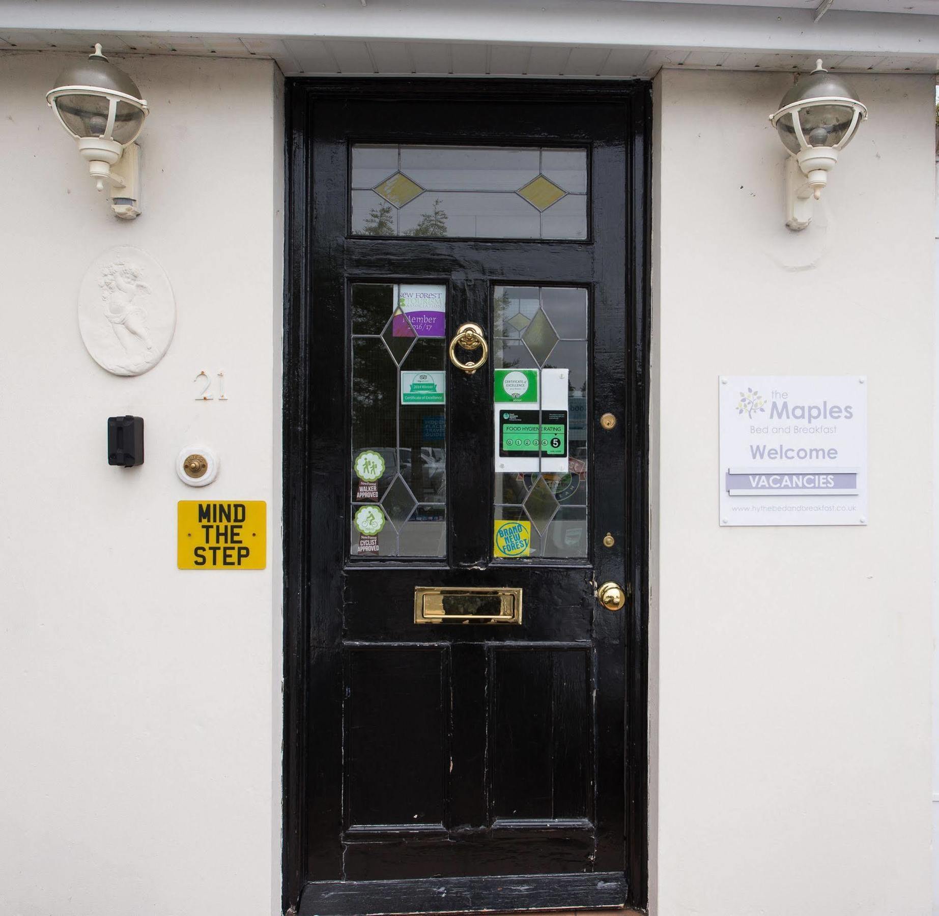 The Maples Bed & Breakfast Hythe  Bagian luar foto